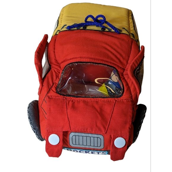 Vintage Pockets of Learning Jeep Play Set Soft Fabric Missing Tires - Picture 3 of 8